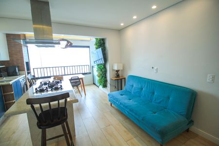 Sala/cozinha de apartamento para alugar com 2 quartos, 57m² em Jardim Brasília (zona Norte), São Paulo