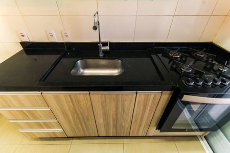 Cozinha de apartamento para alugar com 2 quartos, 56m² em Mooca, São Paulo