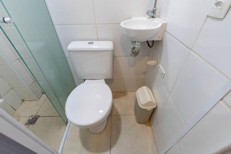 Banheiro Social de kitnet/studio à venda com 1 quarto, 35m² em República, São Paulo