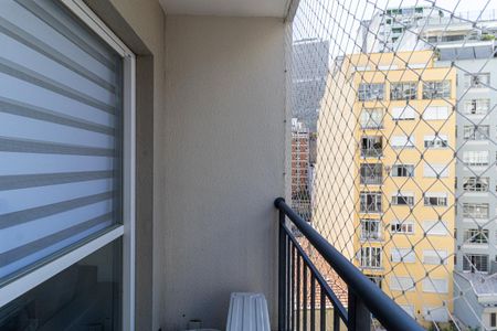 Varanda de apartamento para alugar com 1 quarto, 28m² em República, São Paulo