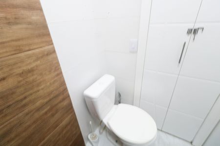Lavabo de apartamento à venda com 1 quarto, 50m² em Jardim Alzira Franco, Santo André