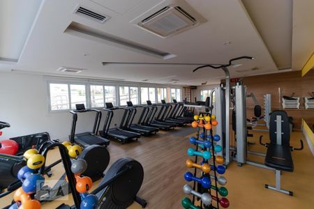 Apartamento para alugar com 66m², 2 quartos e 2 vagasÁrea comum - Academia