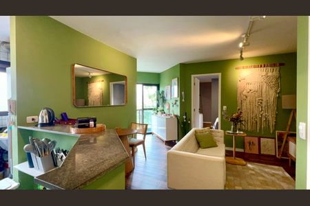 Sala de apartamento à venda com 1 quarto, 56m² em Pinheiros, São Paulo