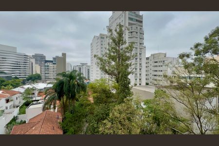 Vista da Varanda da Sala de apartamento para alugar com 1 quarto, 56m² em Pinheiros, São Paulo