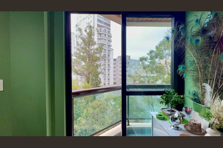 Varanda da Sala de apartamento à venda com 1 quarto, 56m² em Pinheiros, São Paulo