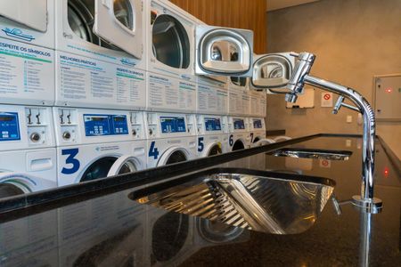 Studio para alugar com 26m², 1 quarto e sem vagaÁrea comum - Lavanderia