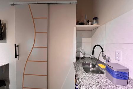Cozinha de kitnet/studio para alugar com 1 quarto, 30m² em Copacabana, Rio de Janeiro