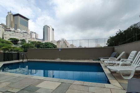 Apartamento à venda com 45m², 1 quarto e 1 vagaPiscina