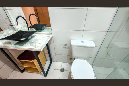 Studio para alugar com 24m², 1 quarto e sem vaga Studio para alugar com 24m², 1 quarto e sem vagaBanheiro da Suíte
