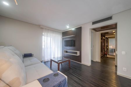 Sala de apartamento para alugar com 1 quarto, 55m² em Cidade Monções, São Paulo