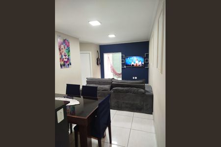 Sala de apartamento à venda com 2 quartos, 68m² em Vila Homero Thon, Santo André