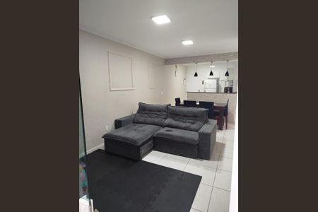 Sala de apartamento à venda com 2 quartos, 68m² em Vila Homero Thon, Santo André