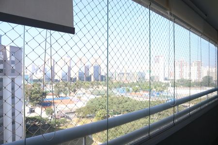 Studio à venda com 47m², 1 quarto e 1 vagaVaranda