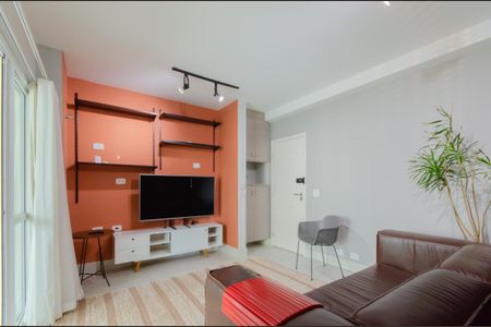 Sala de apartamento à venda com 1 quarto, 40m² em Paraíso, São Paulo