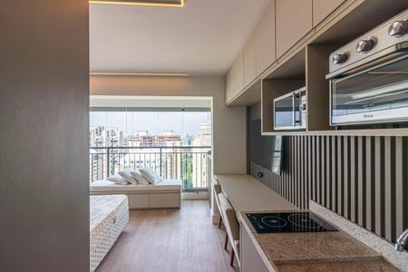 Studio de kitnet/studio para alugar com 1 quarto, 25m² em Indianópolis, São Paulo