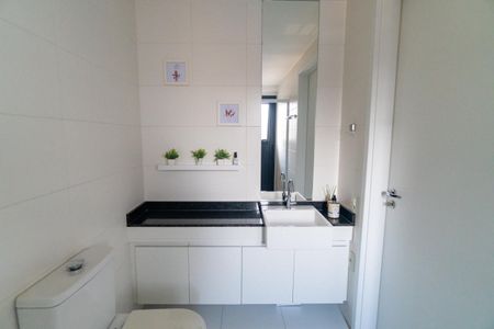 Banheiro de kitnet/studio à venda com 1 quarto, 35m² em Mirandópolis, São Paulo