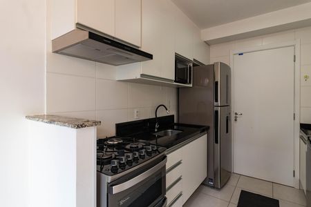 Cozinha de apartamento para alugar com 1 quarto, 30m² em Água Branca, São Paulo