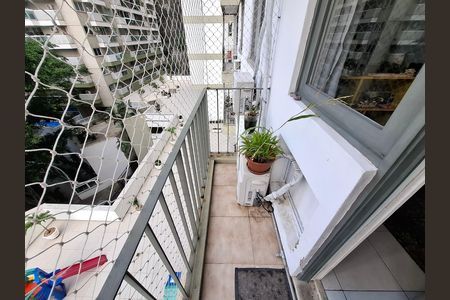 Varanda  de apartamento para alugar com 2 quartos, 70m² em Botafogo, Rio de Janeiro
