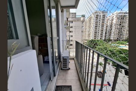 Varanda  de apartamento para alugar com 2 quartos, 70m² em Botafogo, Rio de Janeiro
