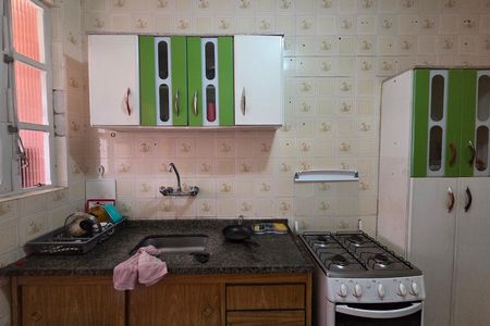Cozinha de apartamento para alugar com 1 quarto, 38m² em Tupi, Praia Grande