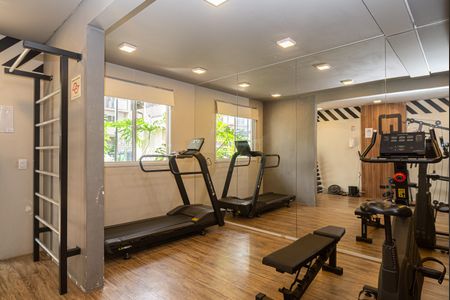 Apartamento para alugar com 32m², 1 quarto e sem vaga Apartamento para alugar com 32m², 1 quarto e sem vagaÁrea comum - Academia