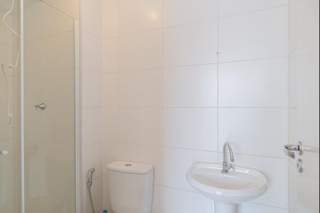 Apartamento para alugar com 32m², 1 quarto e sem vaga Apartamento para alugar com 32m², 1 quarto e sem vagaBanheiro da Suíte