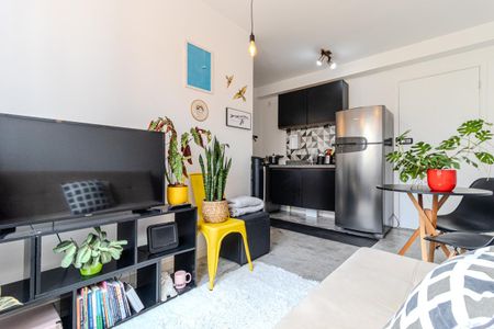 Sala de apartamento para alugar com 1 quarto, 25m² em Vila Buarque, São Paulo