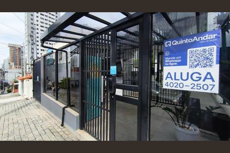 Apartamento para alugar com 45m², 1 quarto e 1 vagaFachada + Plaquinha
