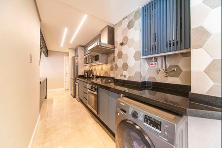 Área de Serviço de apartamento à venda com 3 quartos, 82m² em Vila Valparaiso, Santo André