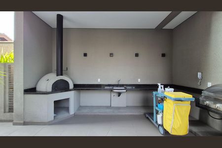 Área comum de kitnet/studio para alugar com 1 quarto, 44m² em Campestre, Santo André