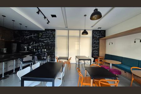 Área comum de kitnet/studio para alugar com 1 quarto, 44m² em Campestre, Santo André