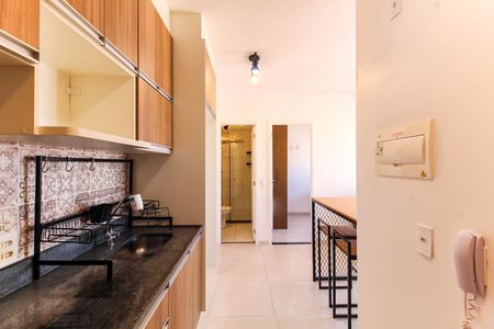Cozinha de apartamento para alugar com 2 quartos, 39m² em Vila Invernada, São Paulo