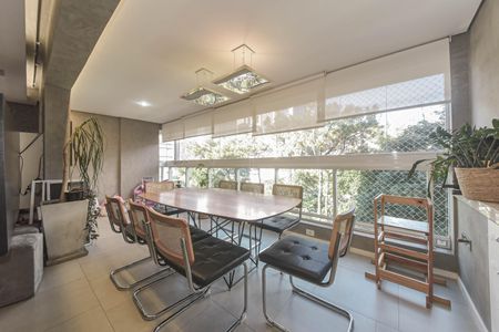 Varanda da Sala de apartamento à venda com 3 quartos, 126m² em Vila Gertrudes, São Paulo