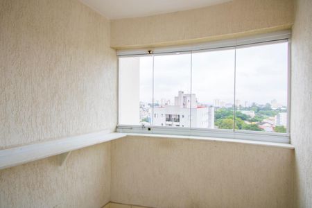 Varanda da sala de apartamento à venda com 2 quartos, 60m² em Vila Alpina, Santo André