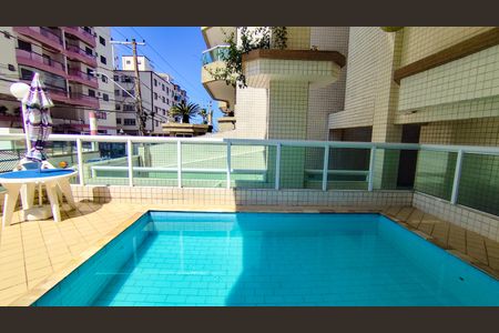Área comum - Piscina de apartamento para alugar com 3 quartos, 104m² em Ocian, Praia Grande