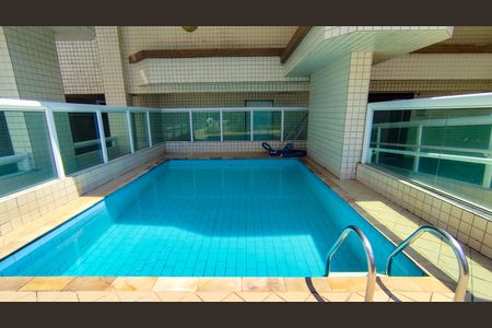 Área comum - Piscina de apartamento para alugar com 3 quartos, 104m² em Ocian, Praia Grande