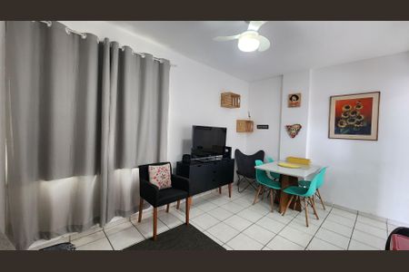 Sala de apartamento para alugar com 1 quarto, 54m² em José Menino, Santos