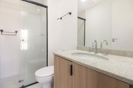 Studio para alugar com 24m², 1 quarto e sem vaga Studio para alugar com 24m², 1 quarto e sem vagaBanheiro Social