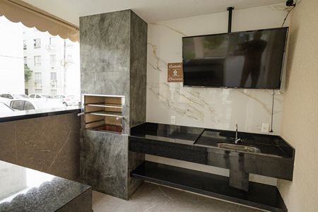 Área comum - Churrasqueira de apartamento para alugar com 2 quartos, 42m² em Campo Grande, Rio de Janeiro