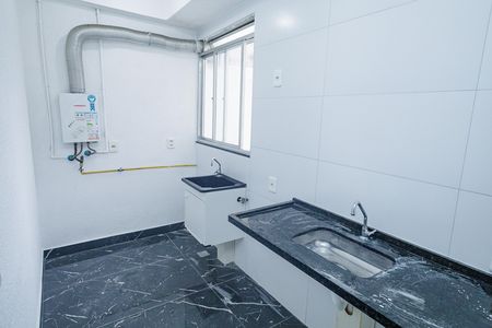 Cozinha de apartamento para alugar com 2 quartos, 42m² em Campo Grande, Rio de Janeiro