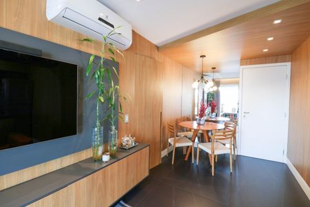 Sala de apartamento para alugar com 1 quarto, 55m² em Campo Belo, São Paulo