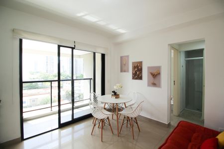 Sala de apartamento para alugar com 1 quarto, 35m² em Vila Olímpia, São Paulo