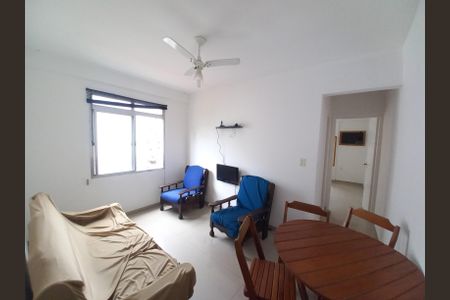 Sala               de apartamento para alugar com 1 quarto, 55m² em Centro, São Vicente