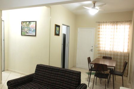 Sala de apartamento para alugar com 1 quarto, 60m² em Boqueirão, Santos