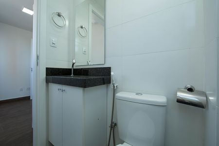 Banheiro da Suíte de apartamento para alugar com 2 quartos, 62m² em Alto Caiçaras, Belo Horizonte