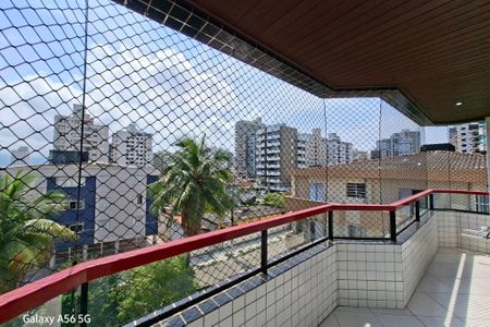 Varanda da sala de apartamento para alugar com 1 quarto, 61m² em Guilhermina, Praia Grande