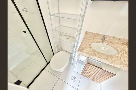 Studio para alugar com 26m², 1 quarto e 1 vaga Studio para alugar com 26m², 1 quarto e 1 vagaBanheiro