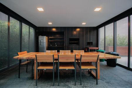 Studio para alugar com 25m², 1 quarto e sem vaga Studio para alugar com 25m², 1 quarto e sem vagaÁrea comum - Churrasqueira