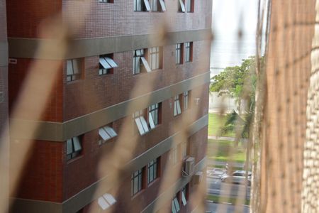 Vista da Sala de apartamento para alugar com 1 quarto, 79m² em Boqueirão, Santos