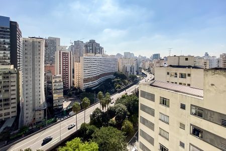 Vista da Sala de apartamento para alugar com 1 quarto, 48m² em Bela Vista, São Paulo